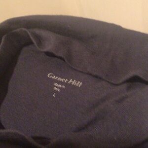 Garnet Hill Navy Blue Top